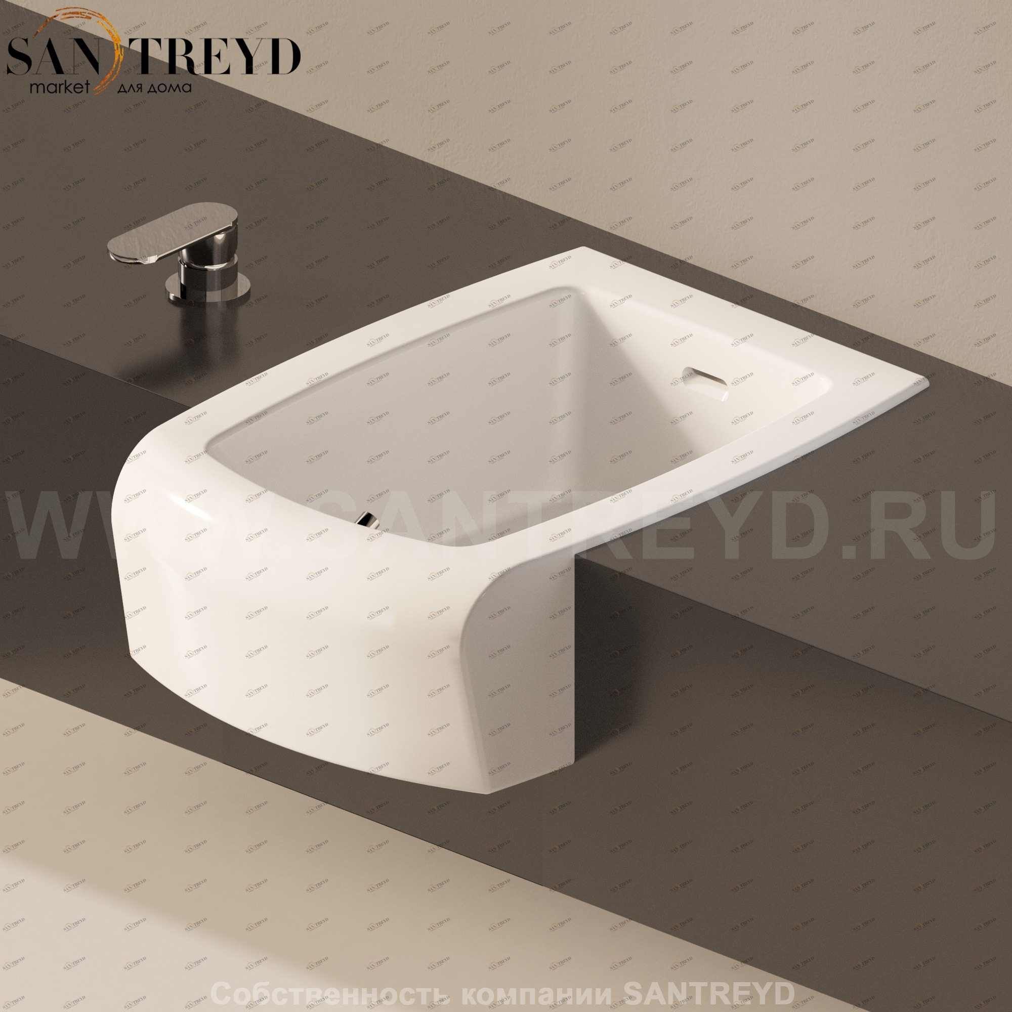 UNAB9016 Биде подвесное Una Ceramica Flaminia