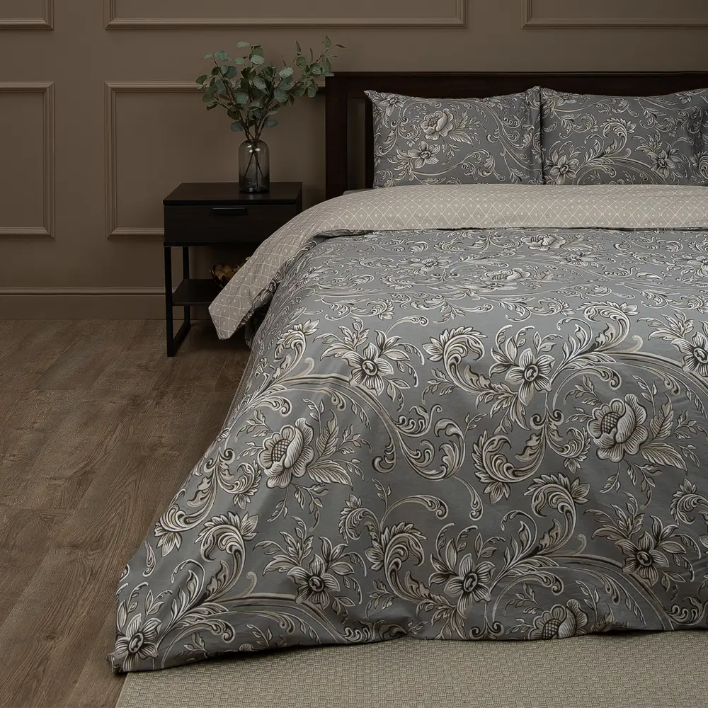 Комплект постельного белья Eclair Виконт евро сатин STLM-2059312 - Вид №4