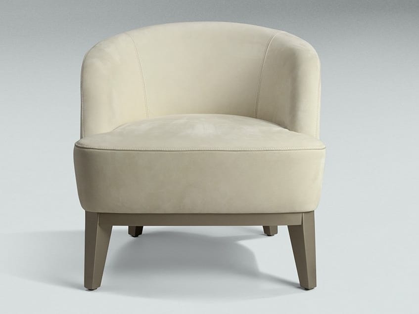 Кресло из нубука с подлокотниками Paolo Castelli Вдохновение ARCH-00085029 - Вид №1
