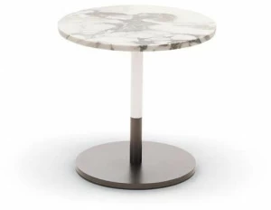 MisuraEmme Высокий круглый мраморный журнальный столик Misuraemme