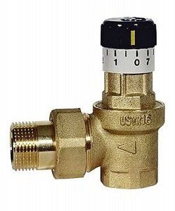 Перепускной клапан угловой HB WATTS USVR 1" 0,03-0,5