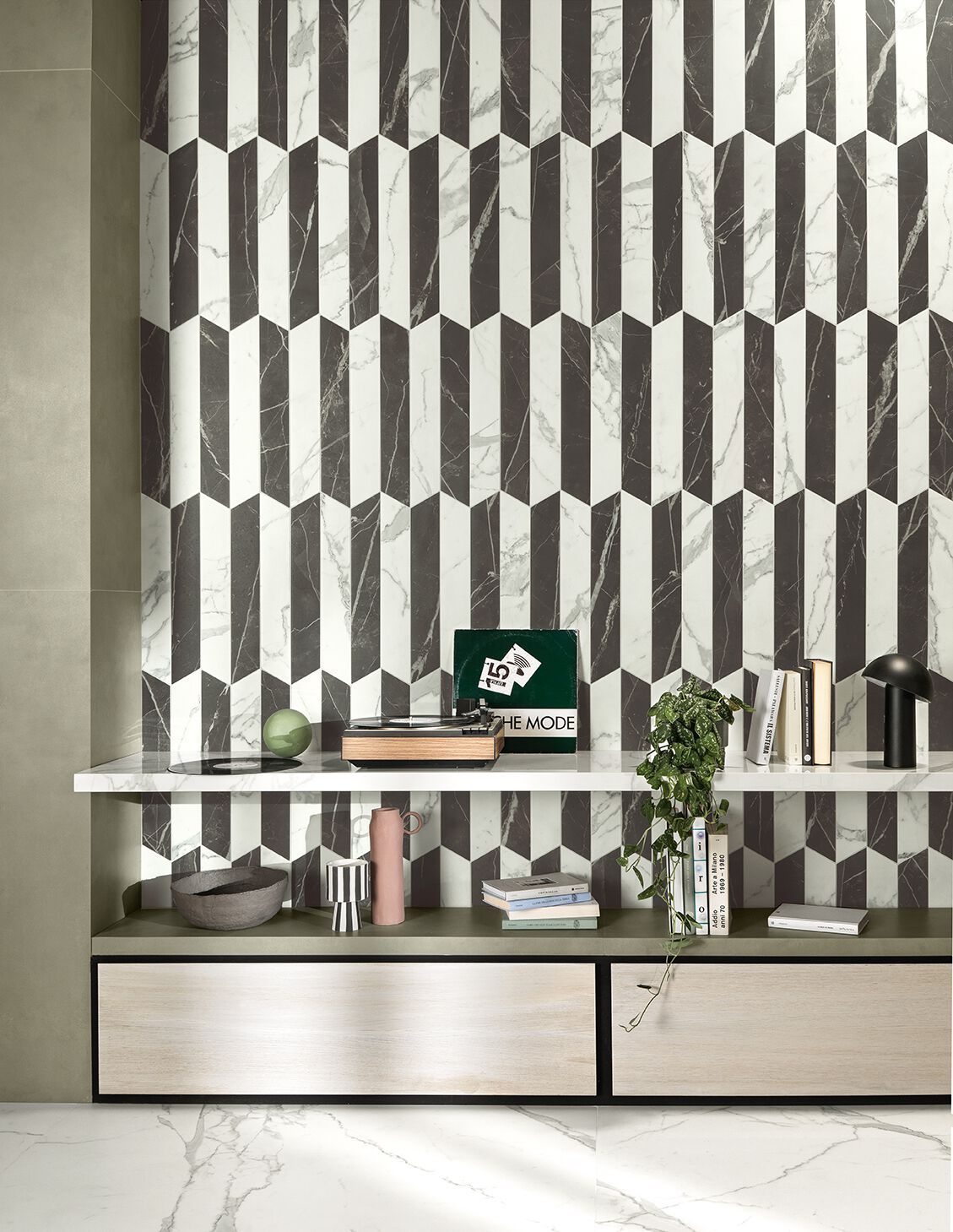 Пол / керамогранит с мраморным эффектом Marca Corona скульптурная ARCH-00137280 - Вид №6