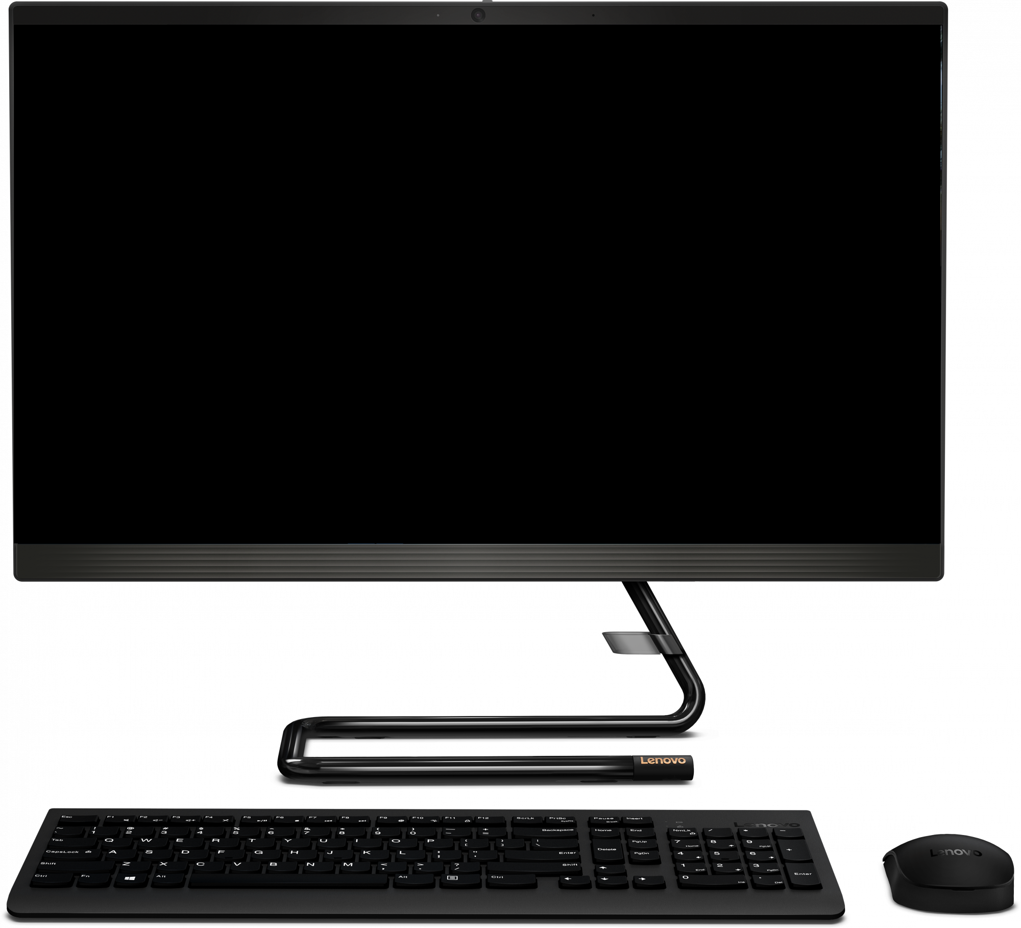 F0E800E5RK ideacentre aio a340-24iwl 23.8"(1920x1080 ips)/intel core i3 10110u(2.1ghz)/8192mb/1000+128ssdgb/dvdrw/int:intel uhd graphics 620/bt/wifi/war 1y/5.87kg/black/dos + клавиатура, мышь usb Lenovo Santreyd 