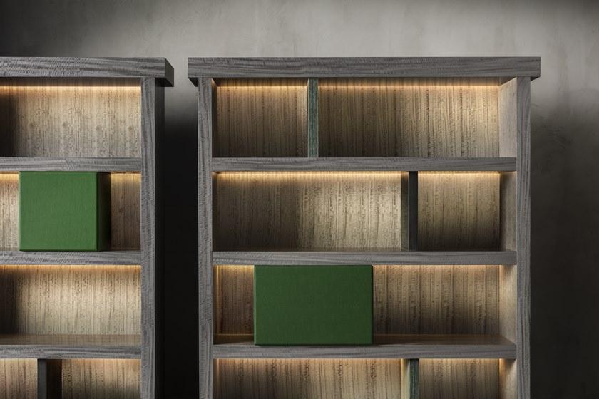 OAK Деревянный книжный шкаф с подсветкой Metronome sun-id-1408441 - Вид №1