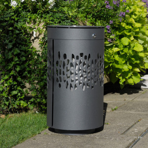 Нержавеющая сталь открытый мусорный бак