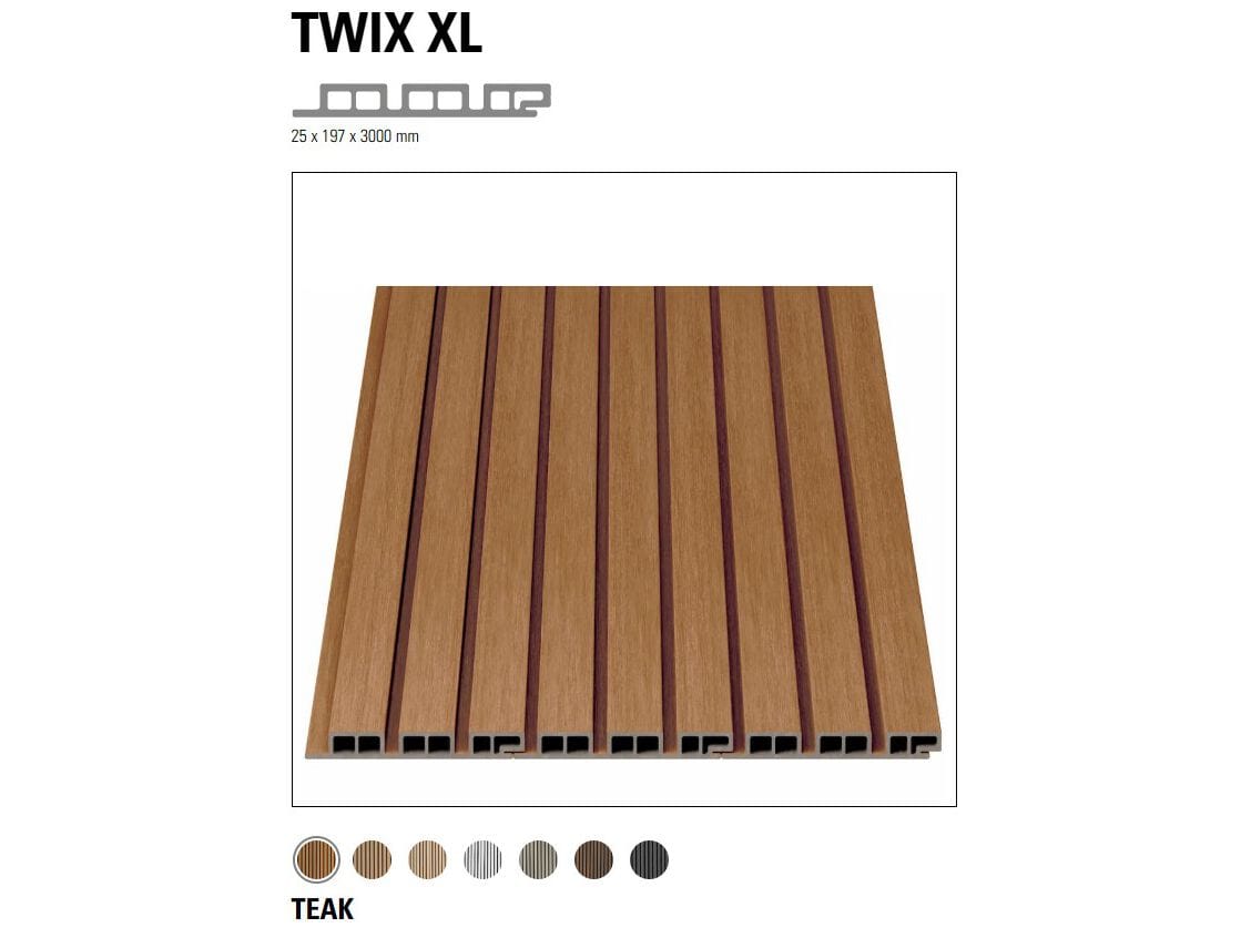 Композитный деревянный сайдинг Déco Twix ARCH-00107230 - Вид №16