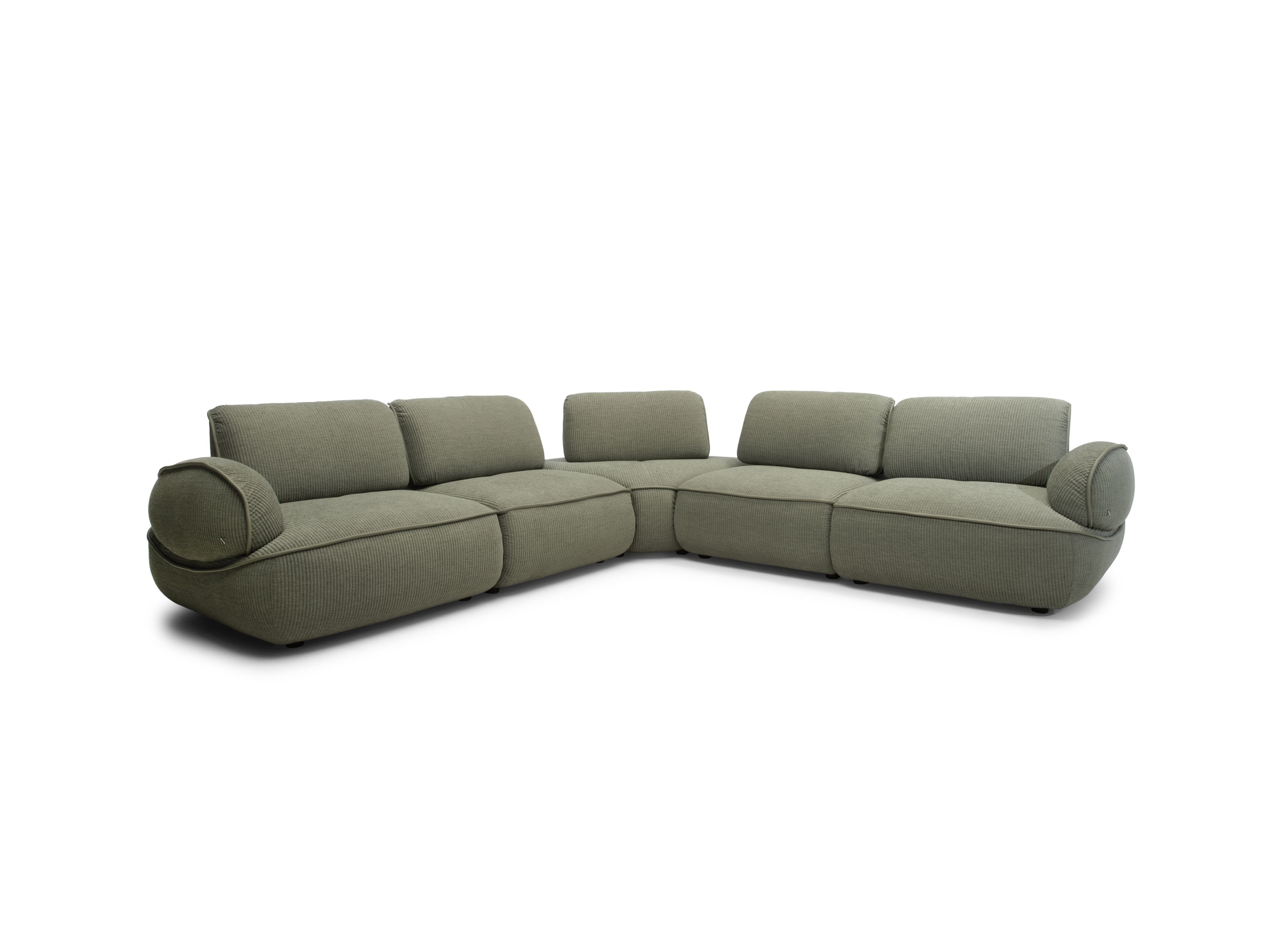 Угловой диван из ткани Natuzzi Italia SNAIL ARCH-00129031 - Вид №1