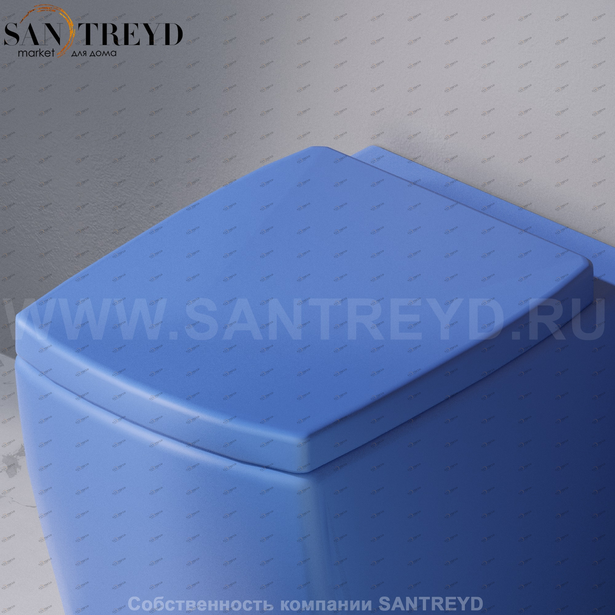 C521.140 Крышка сиденье для унитаза A. e T. Italia SQUARE AeT ITALIA