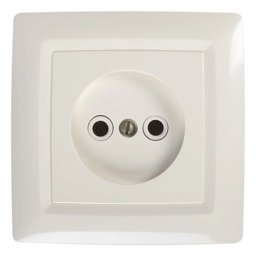 Розетка встраиваемая Reone без заземления, цвет бежевый 17824006 STLM-2011464