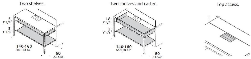 ESTEL GROUP Офисный остров для кофе-брейка Isole h90-h105 sun-id-1481093 - Вид №6