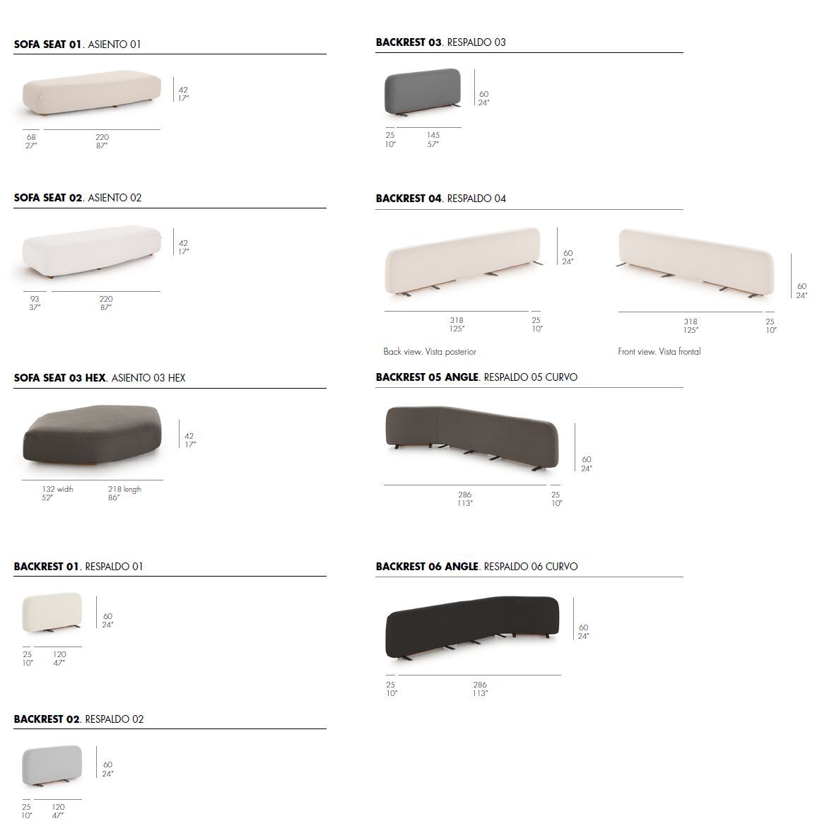 Ткань сад диван GANDIABLASCO Mass ARCH-00098431 - Вид №22