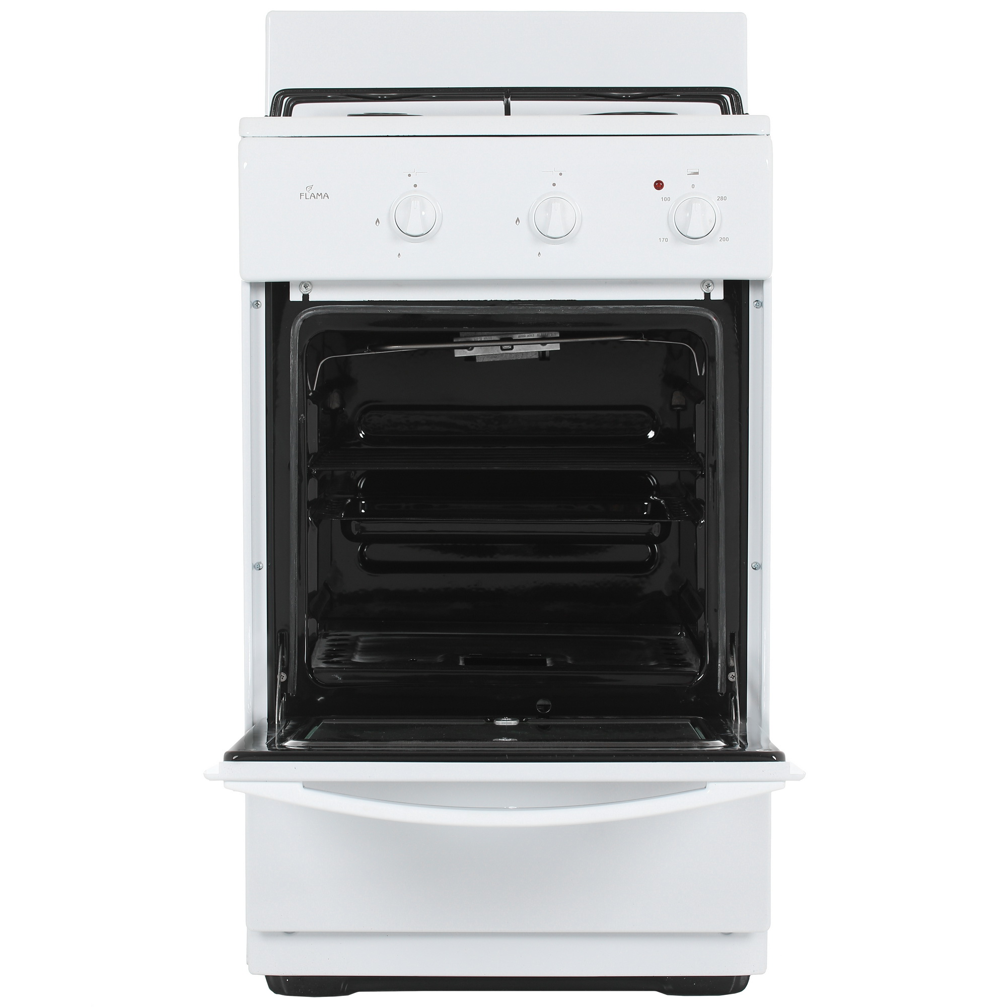 1343260 Комбинированная плита Flama CK 2201 W белый Flama group STDN-0099680 - Вид №5