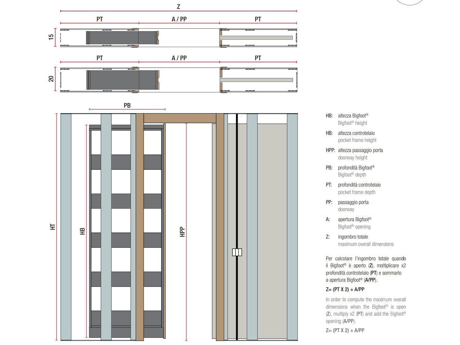 Модуль и раздвижные двери PROTEK® Bigfoot® ARCH-00013654 - Вид №2