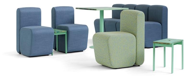 Blå Station Модульная скамья из ткани Bob Bla Station sun-id-1405960 - Вид №24