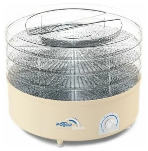 5314065 Сушилка для овощей и фруктов Ротор Дива СШ-007-07 бежевый