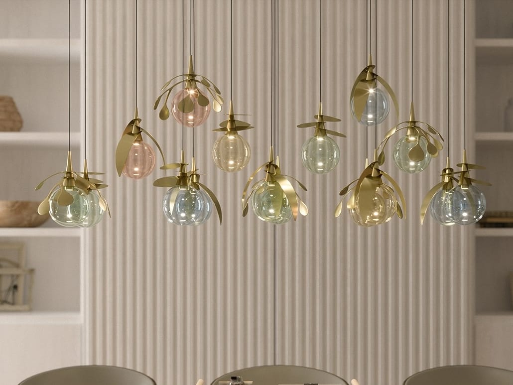 Металлический светодиодный подвесной светильник Cangini & Tucci Vegetal ARCH-00101487