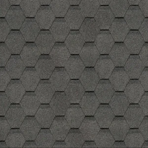 Гибкая черепица Dacha Rustic серый 3 м²