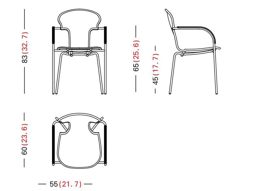 Штабелируемый стул из полипропилена BD Barcelona MINIVARIUS ARCH-00076901 - Вид №2