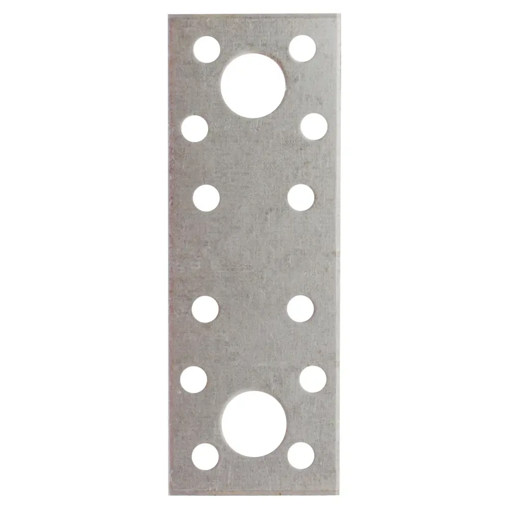 Пластина крепежная 100х35х2 мм, оцинкованная сталь КРЕПКО-НАКРЕПКО STLM-2085566 - Вид №1