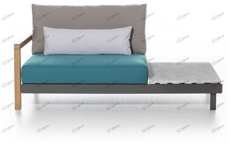 Gervasoni Садовое кресло из ткани с полкой для журналов Gervasoni outdoor sun-id-1411934