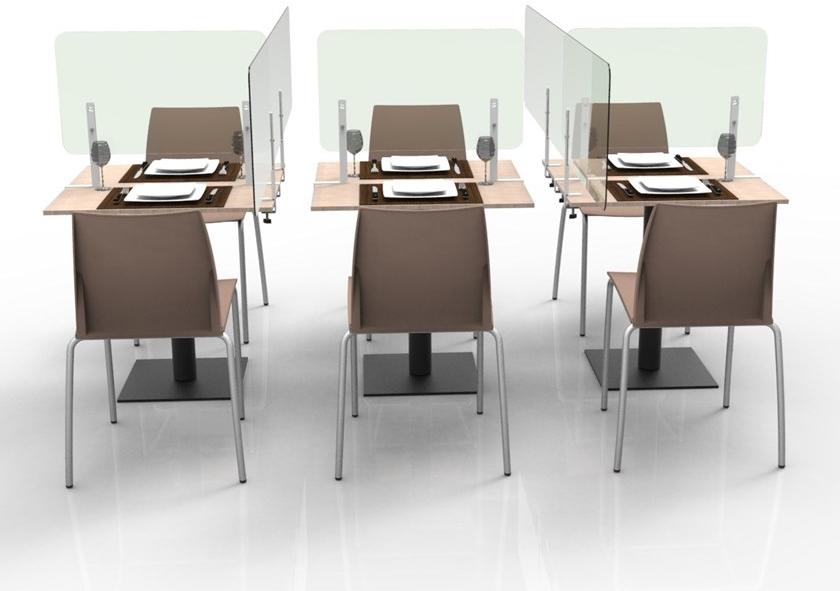 Steelbox by Metalway Скамья pmma parafiato барьер с зажимами Zen protect sun-id-1431804 - Вид №12