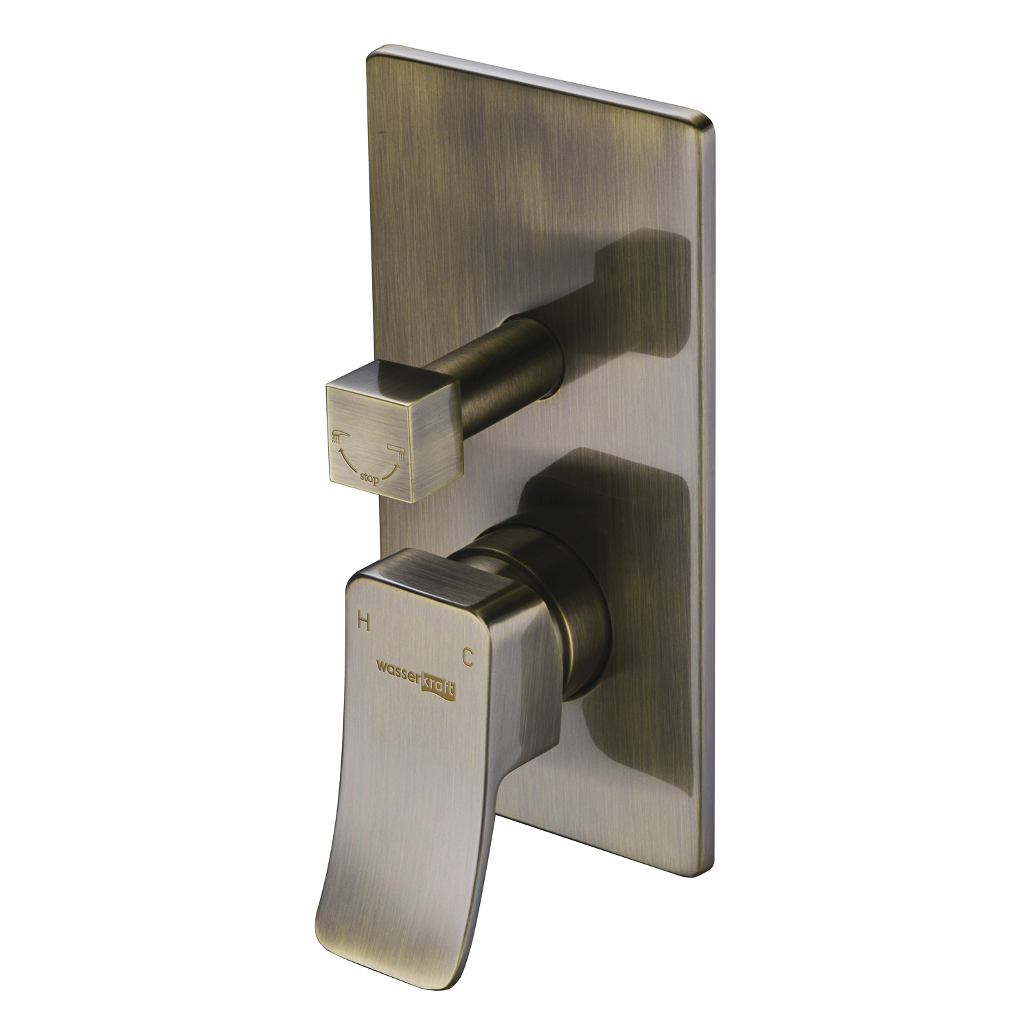 1641 Exter Смеситель для ванны и душа WasserKRAFT Exter 1600  - Вид №3