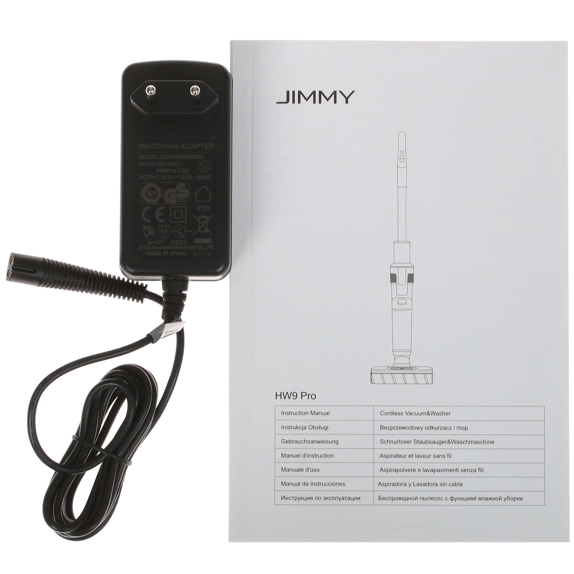 5430465 Моющий пылесос вертикальный   Jimmy HW9 Pro  черный STDN-0051757 - Вид №12