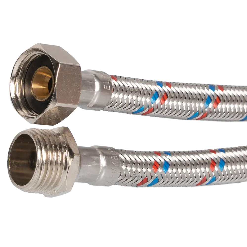 Гибкая подводка для воды Elka 1/2" 150 см наружная-внутренняя резьба STLM-2173344 - Вид №1