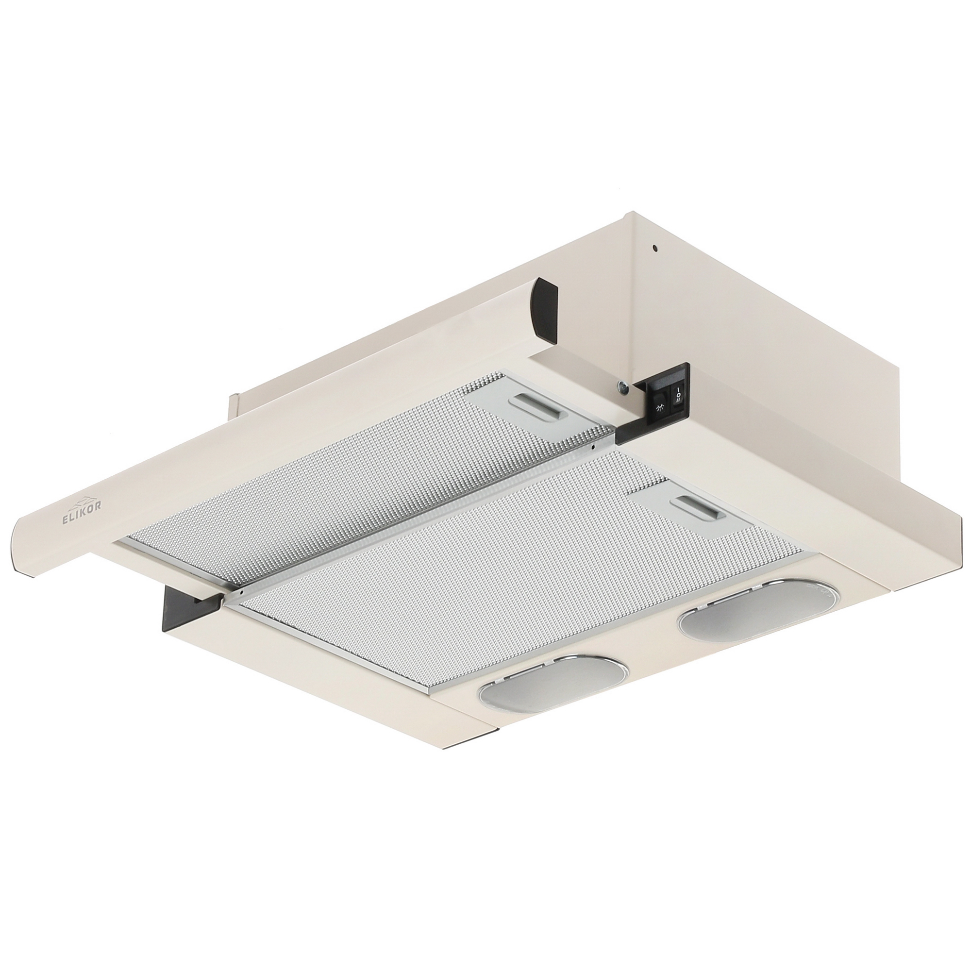 5346488 Вытяжка телескопическая ELIKOR Интегра 50П-400-В2Л бежевый/бежевый STDN-0067488 - Вид №2
