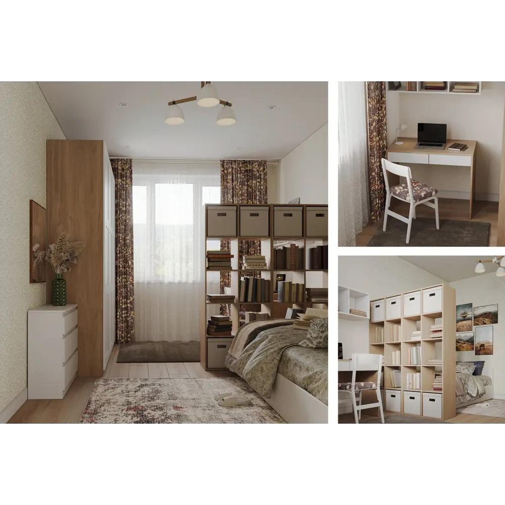 Стеллаж SPACEO «Куб» — 10 модулей для организации пространства 82731876 STLM-0034867 - Вид №9