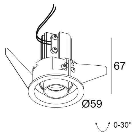 Регулируемый светодиодный прожектор Deltalight Microspy ARCH-00138897 - Вид №3
