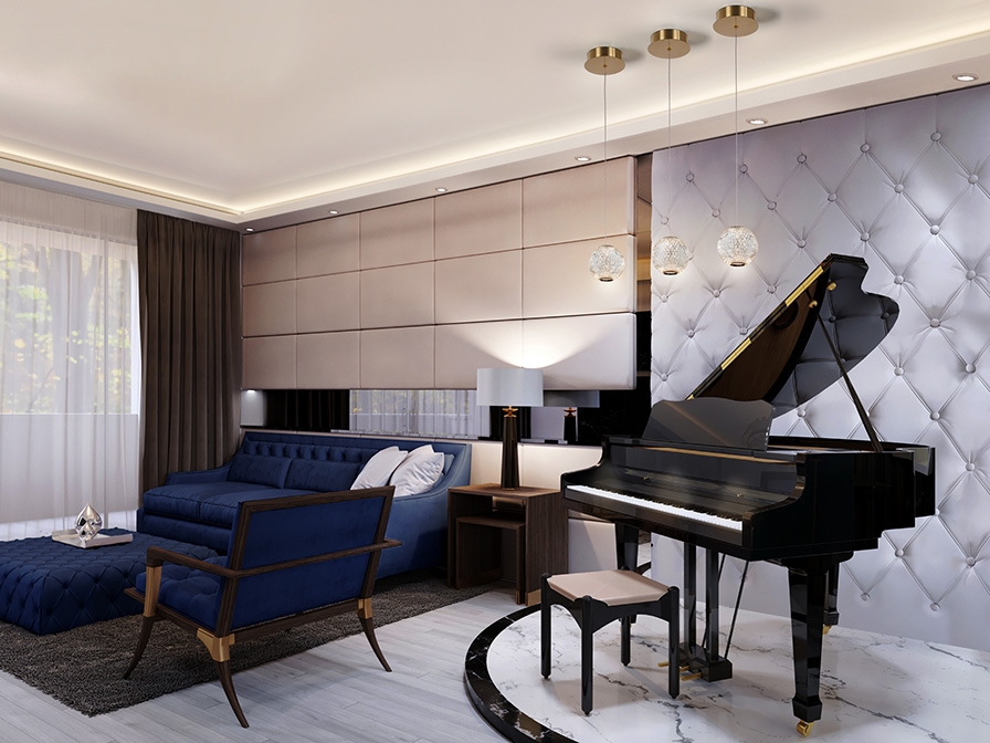 108963 Подвесной светильник LED 1L Ø12 золото Schuller Austral