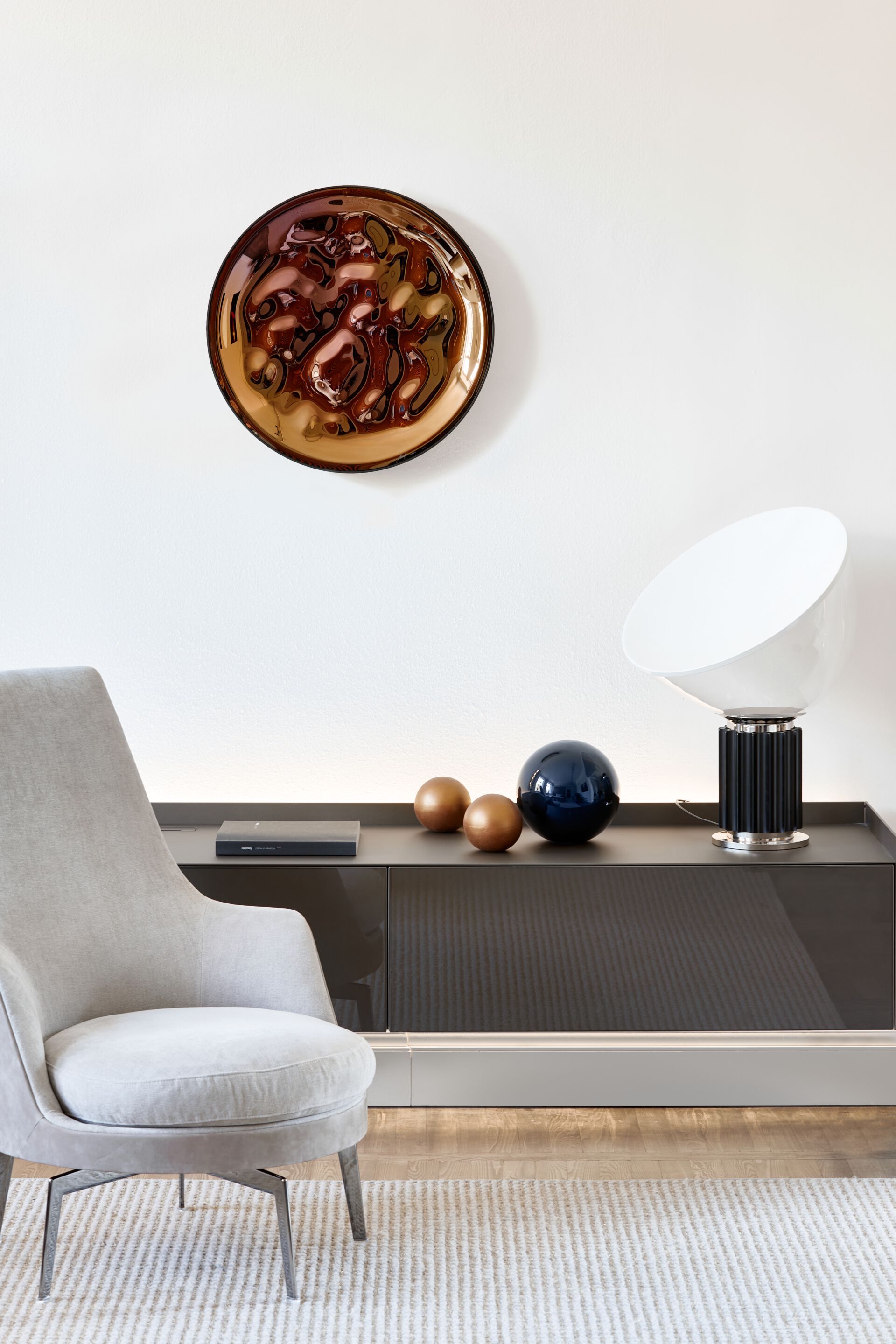 Декоративная стеклянная пластина с титановым покрытием an&angel Sun &amp ARCH-00153282 - Вид №6