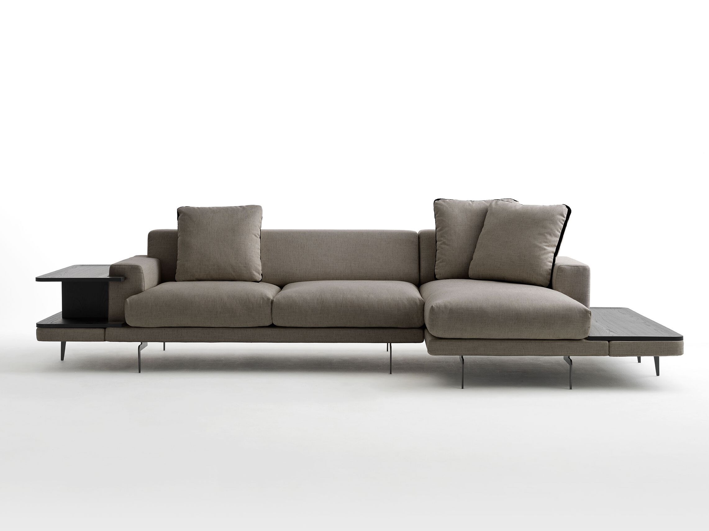 Тканевый диван с полуостровом Busnelli GILMOUR ARCH-00125604