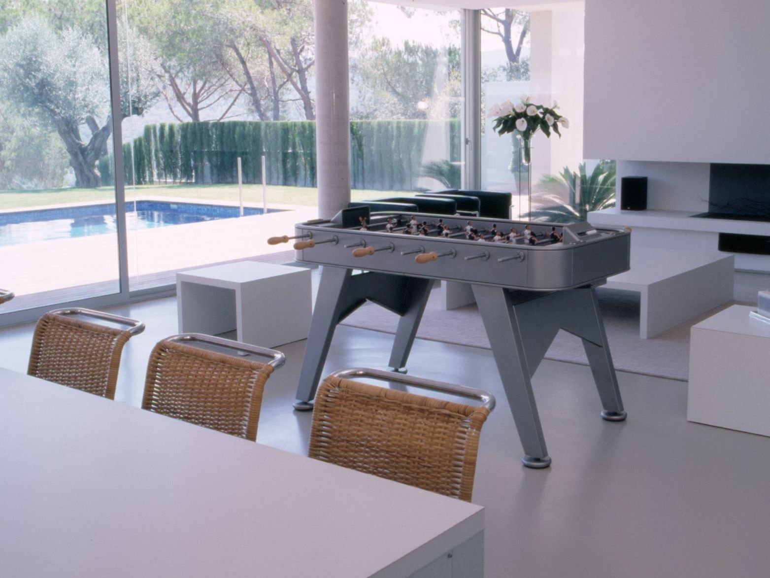 Нержавеющая сталь Calciobalilla для внутреннего и наружного применения RS Barcelona RS2 OUTDOOR FOOTBALL TABLE ARCH-00142407 - Вид №8