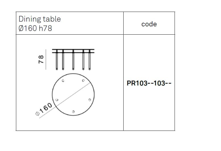 Круглый мраморный стол GHIDINI1961 Legs ARCH-00069510 - Вид №2