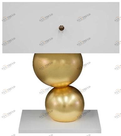 GANSK Прямоугольная прикроватная тумбочка из лакированной древесины Museu G3600a 