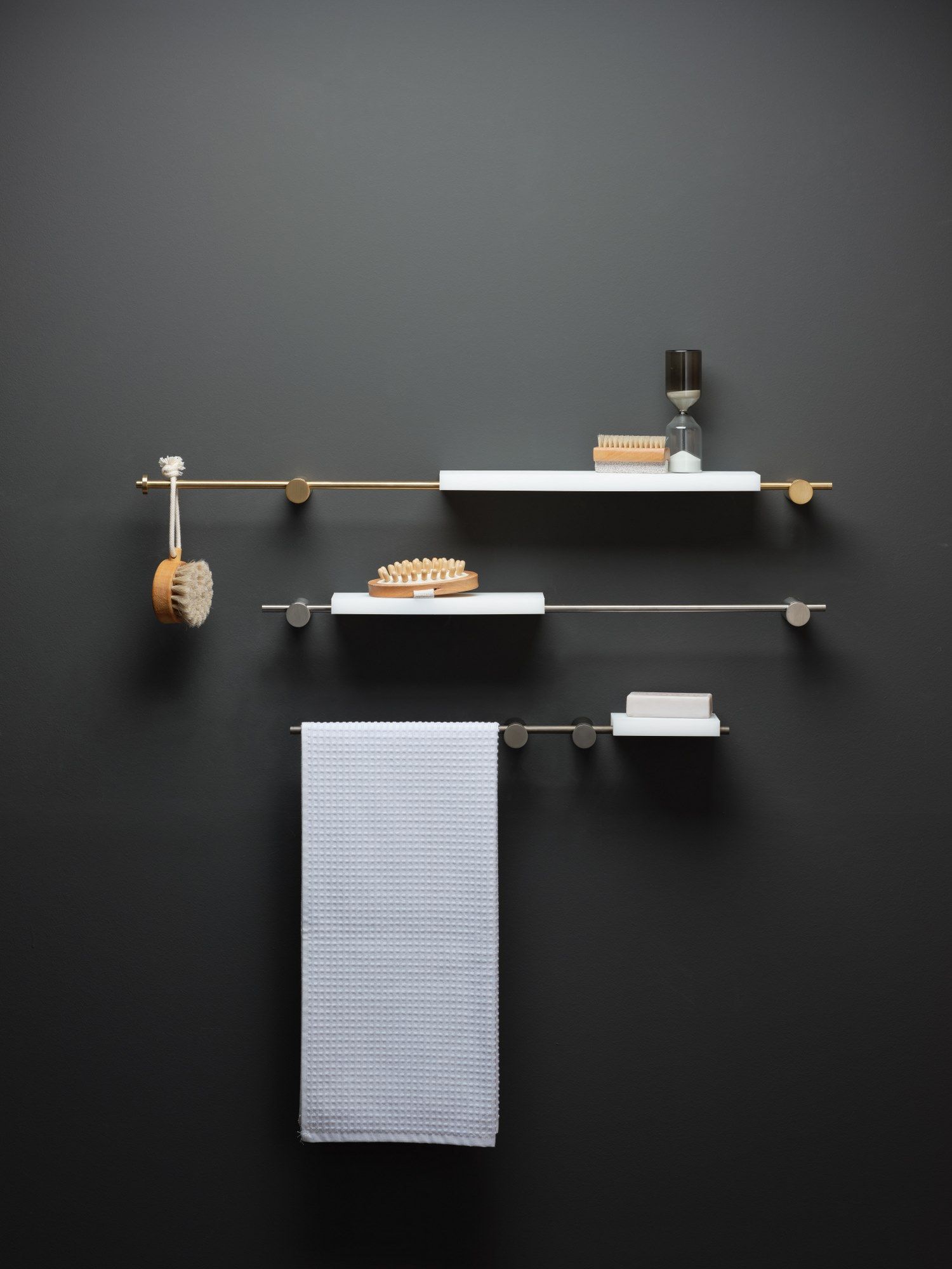 Держатель для полотенец из нержавеющей стали Ritmonio Elementa ARCH-00091552 - Вид №9