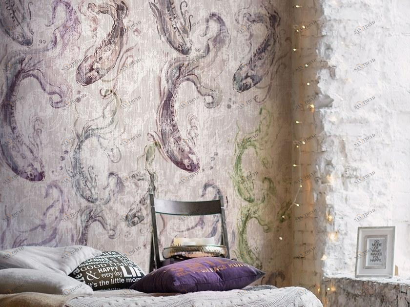 Tecnografica Мотив обоев с цифровой печатью и эффектом ткани Collezioni d'arte 70060