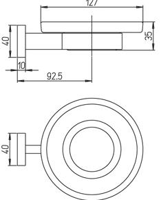 Paini Dax-R 84CR021BI мыльница  - Вид №2