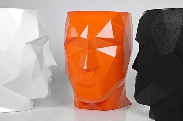 070364 Кашпо глянцевый лак 70см Vondom Adan