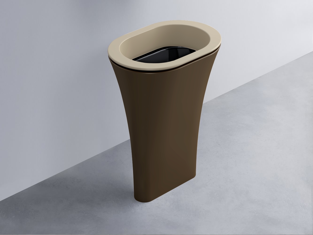 AMLA65-AV+AMPILO-N+AMCOLO-CA Раковина Amedeo Ovale отдельностоящая cielo Enjoy + Amedeo Ceramica Cielo