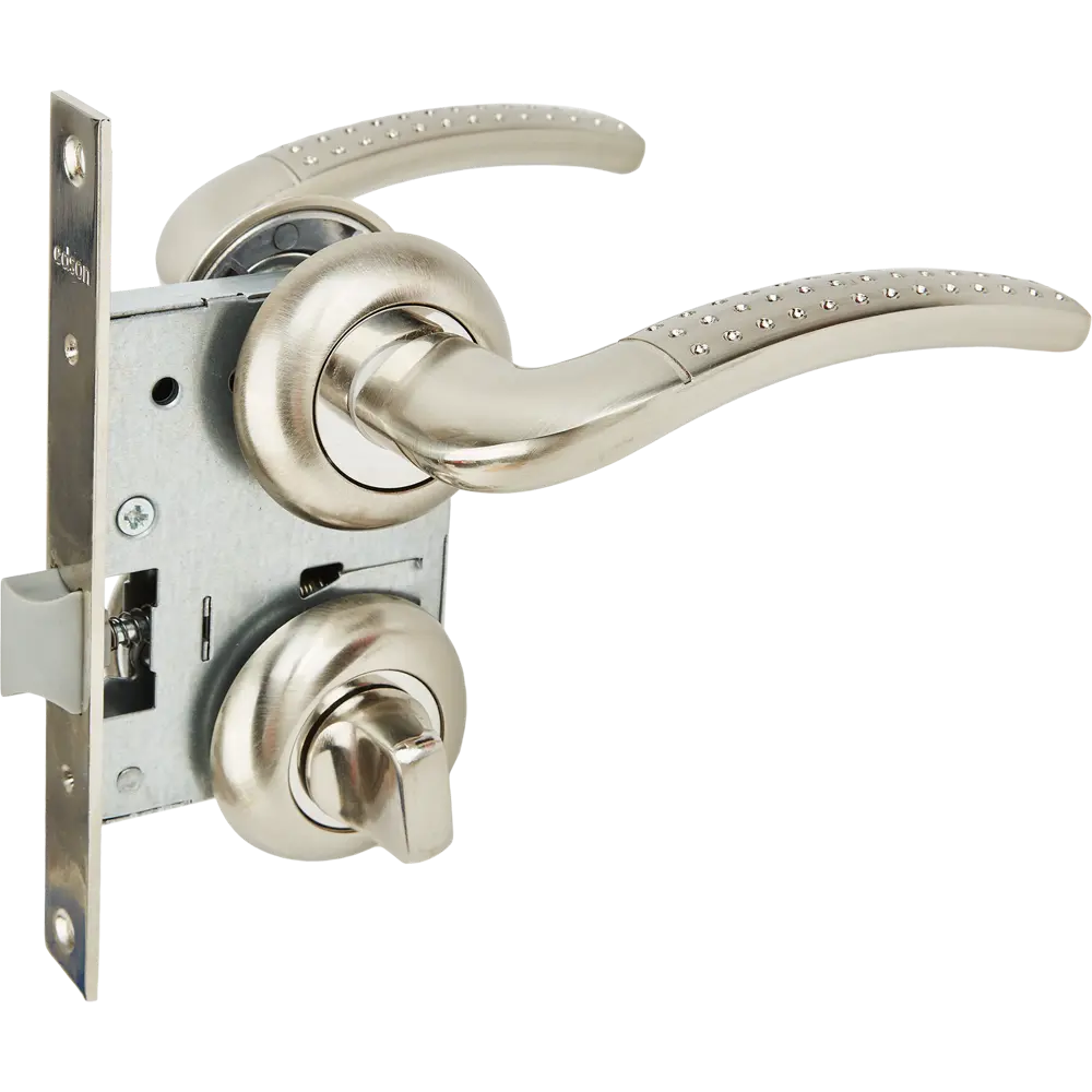 Дверные ручки Edson 10-Z01 с запиранием цвет никель 85338990 STLM-2031378 
