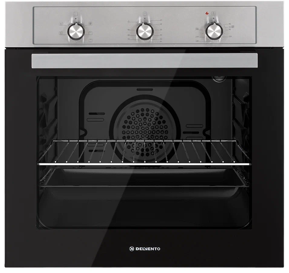 9057826 Электрический духовой шкаф Delvento V6EM16001 серебристый STDN-0073918