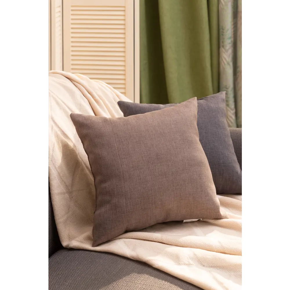 Подушка Inspire Looks 40х40 см Taupe серо-коричневый цвет 82903593 STLM-2144662  - Вид №3
