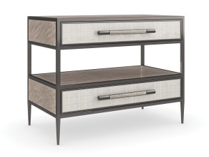 Деревянная прямоугольная тумбочка с ящиками