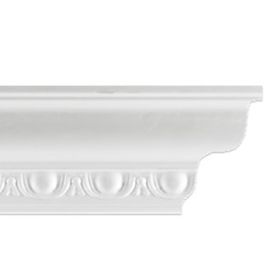 Плинтус потолочный инжекционный D 101/80 (45 шт. в упак.)