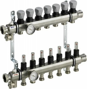 599 652 *) Модель 1004 Трубопроводные системы  Fonterra панельное отопление  Коллекторы  Коллекторы