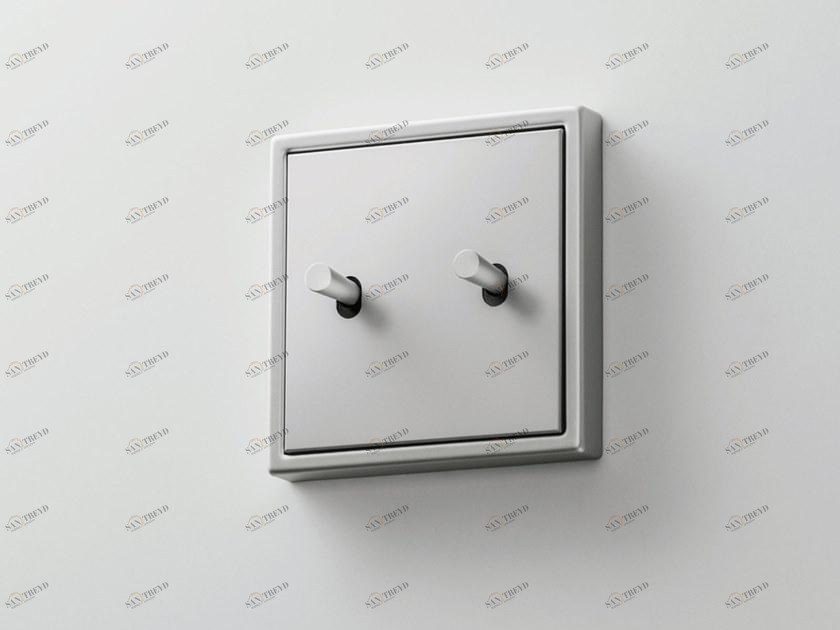 JUNG Двойной переключатель из алюминия Ls 1912 sun-id-1495937