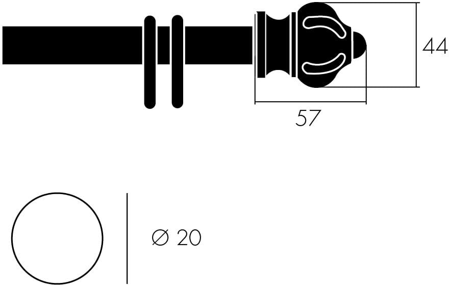 Латунная карниз Frandoli Brass ARCH-00072457 - Вид №2